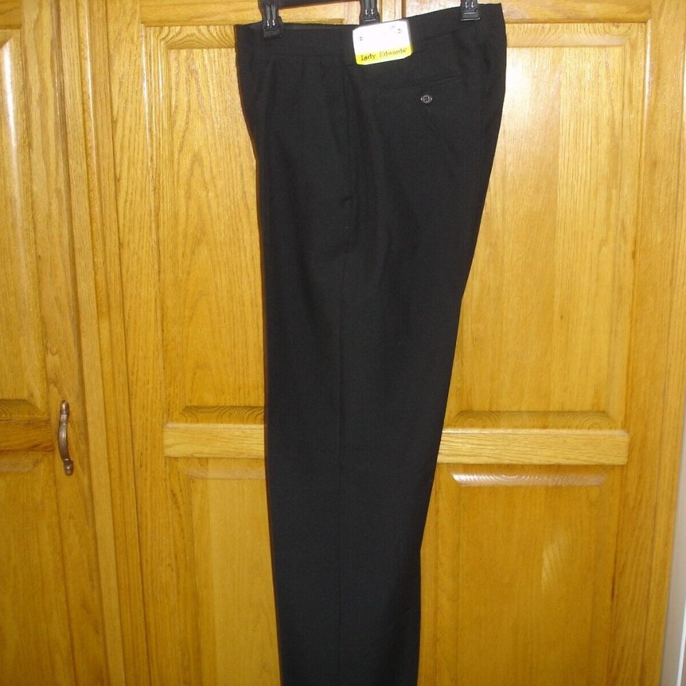 NWT WMN'S LADY EDWARDS PANTS/SLACKS SZ 16 BLACK